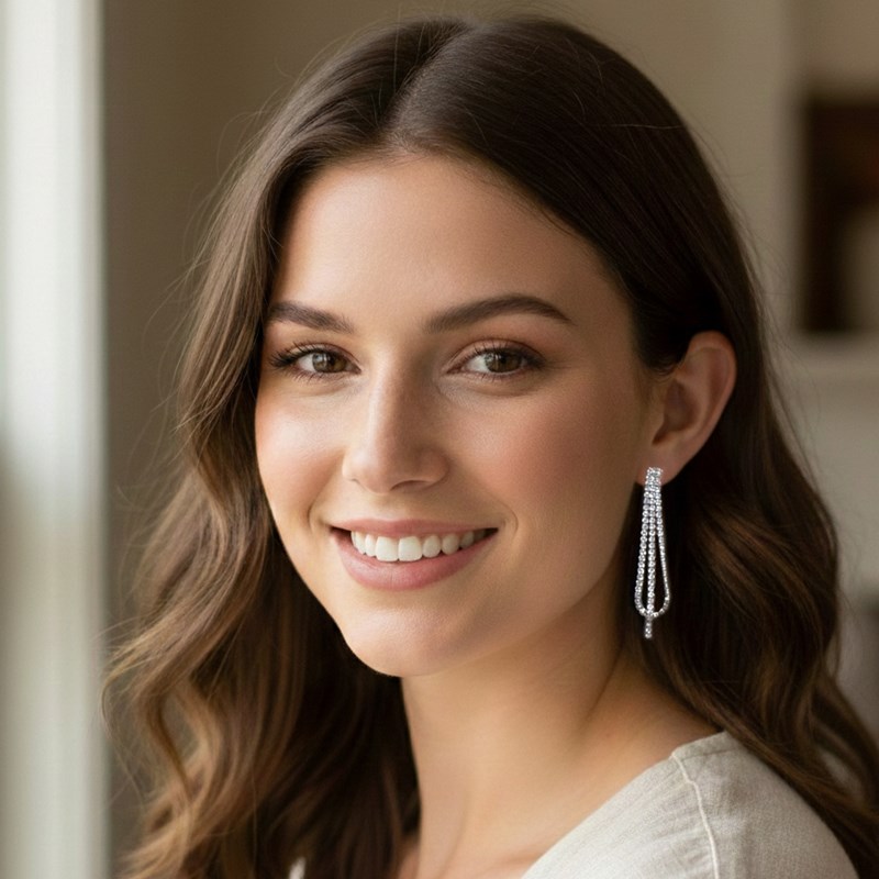 Conmé Øreringe London Sølv 2