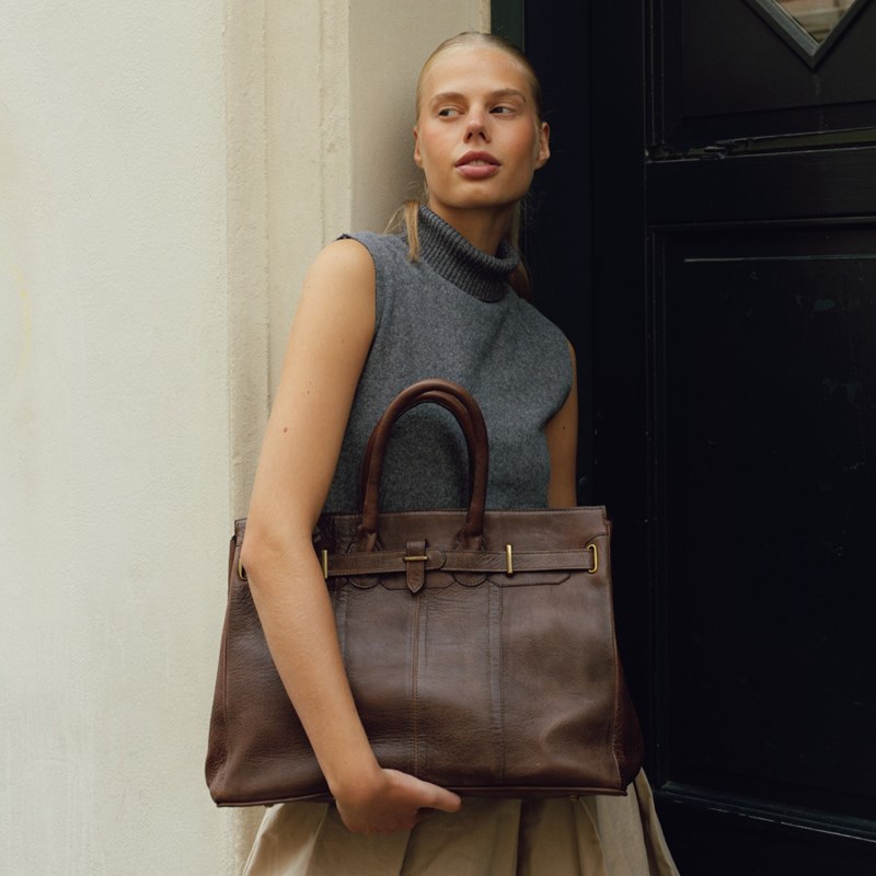 RE:DESIGNED Computertaske Mada Big Brun/brun 7