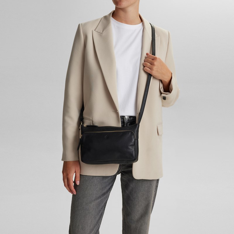 Aura Crossbody Genova Svart/Guld 2
