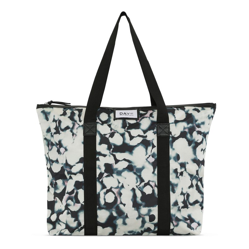 DAY ET Shopper Day Re-P Illumen Bag Sort m/mønster