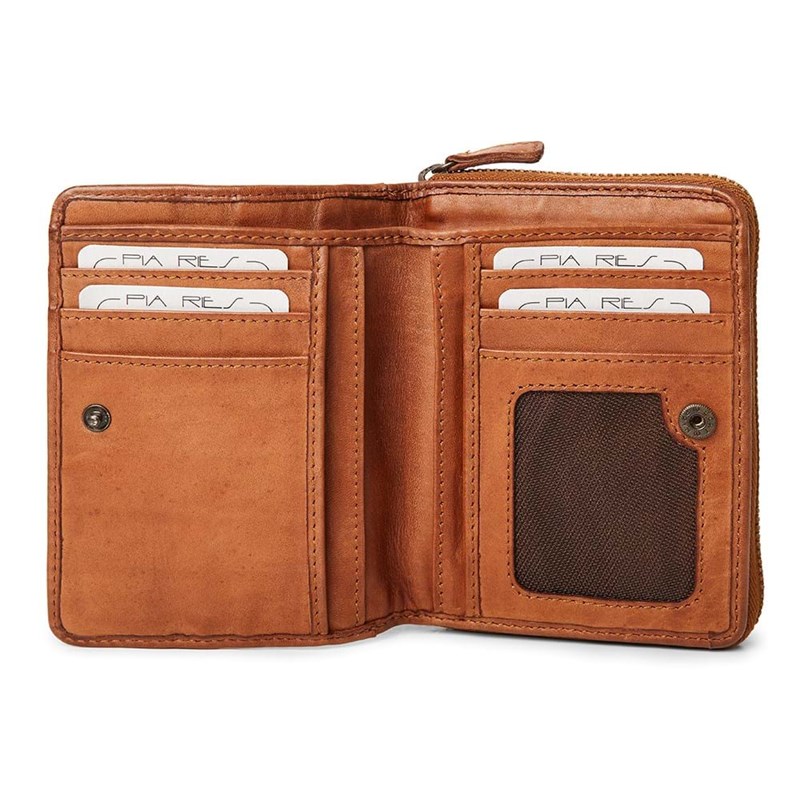 Pia Ries Plånbok Aska Konjak 4