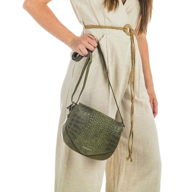 Burkely Crossbody Croco Cody L Grøn 5