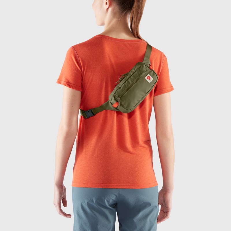 Fjällräven Bæltetaske High Coast Hip Pack Grøn/orange 7