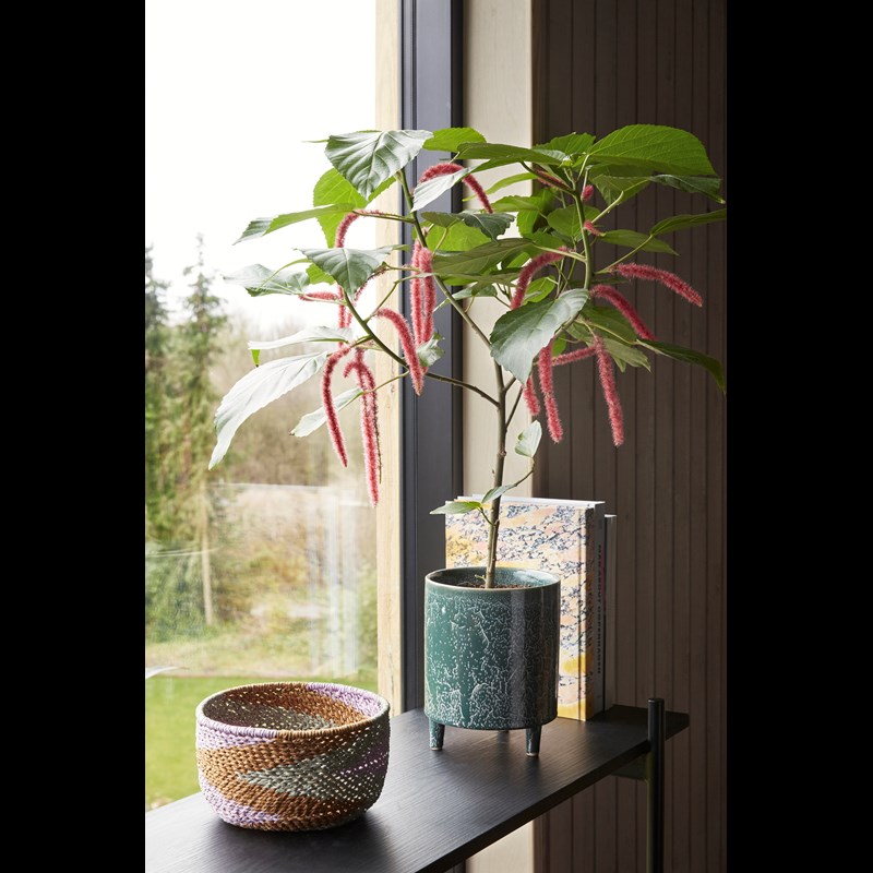 Hübsch Urtepotter sæt 2 stk.  M. Grøn 3