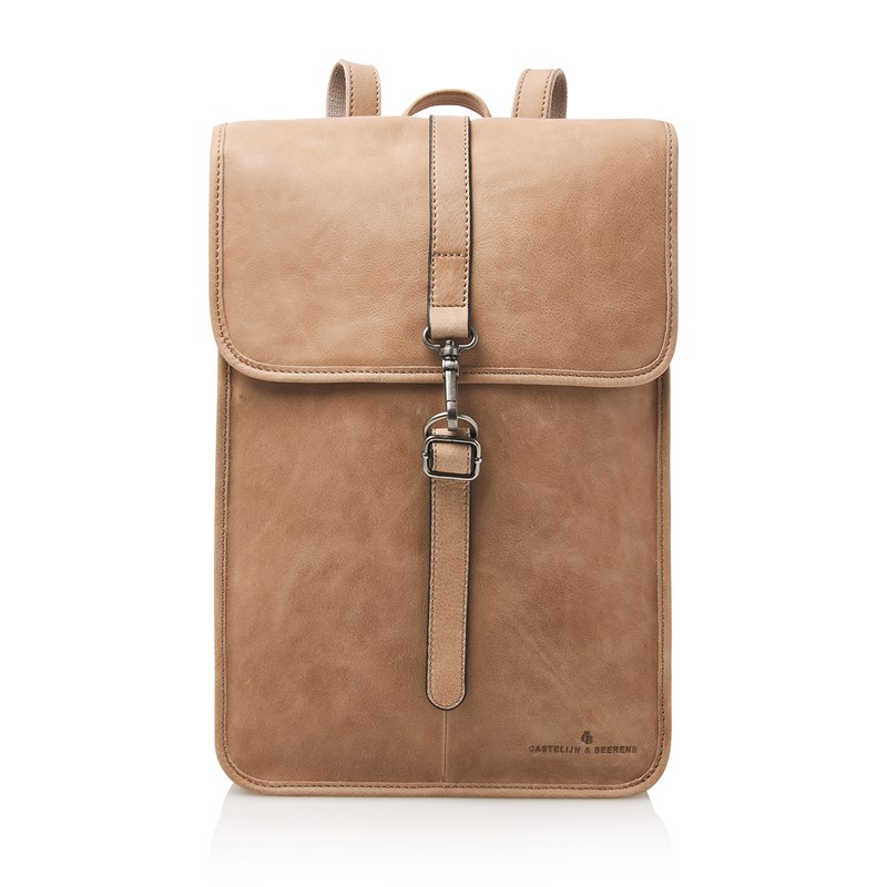 Castelijn & Beerens Ryggsäck Beige 15" 1