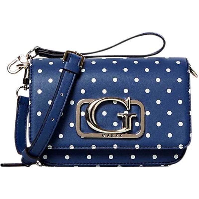 Guess Crossbody Annarita Blå m/hvide prikker 1