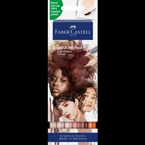 Faber-Castell Tusser Dual Portrait 6 stk. Multi