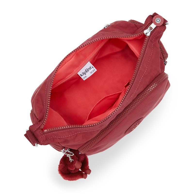 Kipling Crossbody Gabb S Röd 4