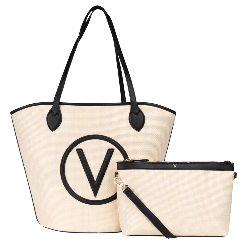 Valentino Bags Shopper Covent Sand/Svart 5
