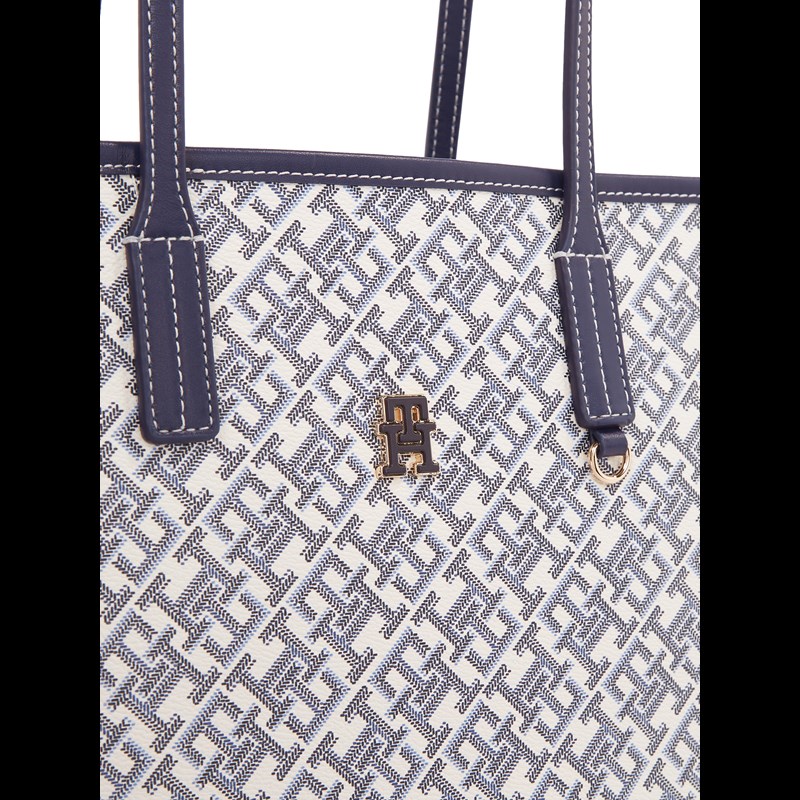 Tommy Hilfiger Shopper Monoplay Blå 13" 5