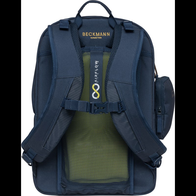 Beckmann Skolväska Sport Air Blue G. Marinblå/Guld 4
