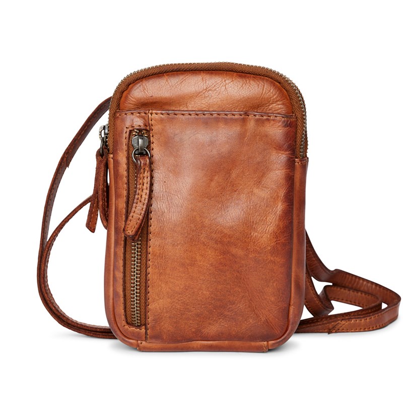Pia Ries Mobiltaske Cognac 1