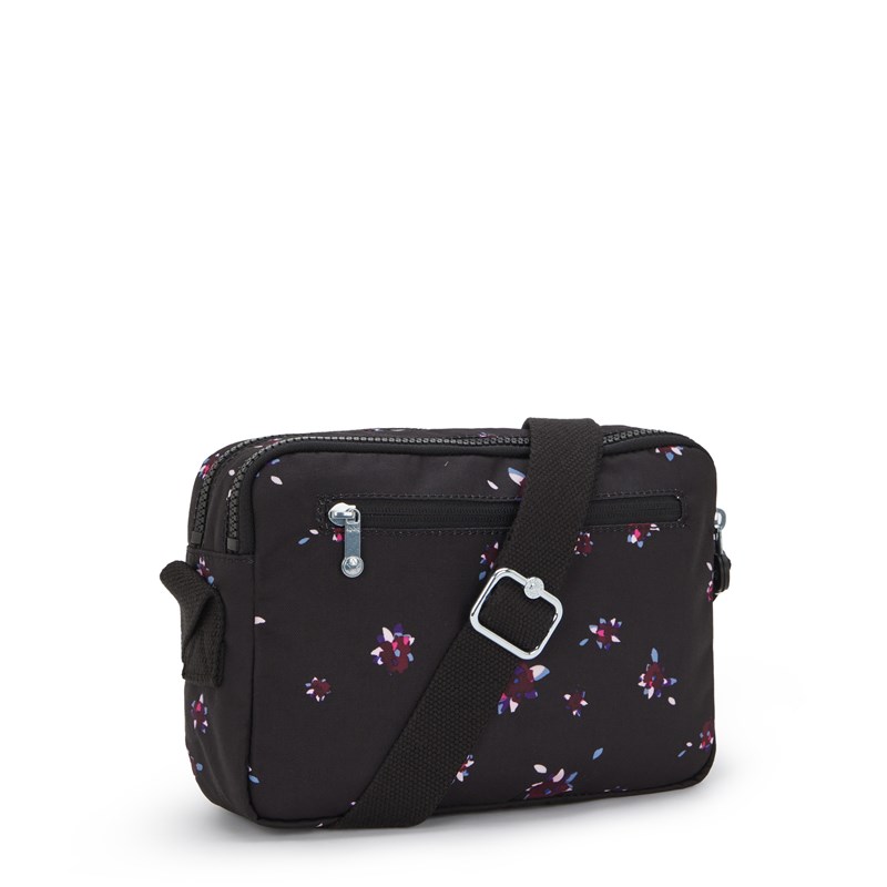 Kipling Crossbody Abanu M Sort/med blomster 2