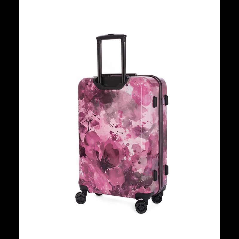 Aries Travel Kuffert Seattle Pink mønstret 66 Cm 4