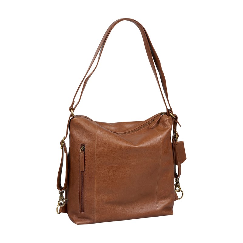 Burkely Skuldertaske Natural Norah Cognac 6