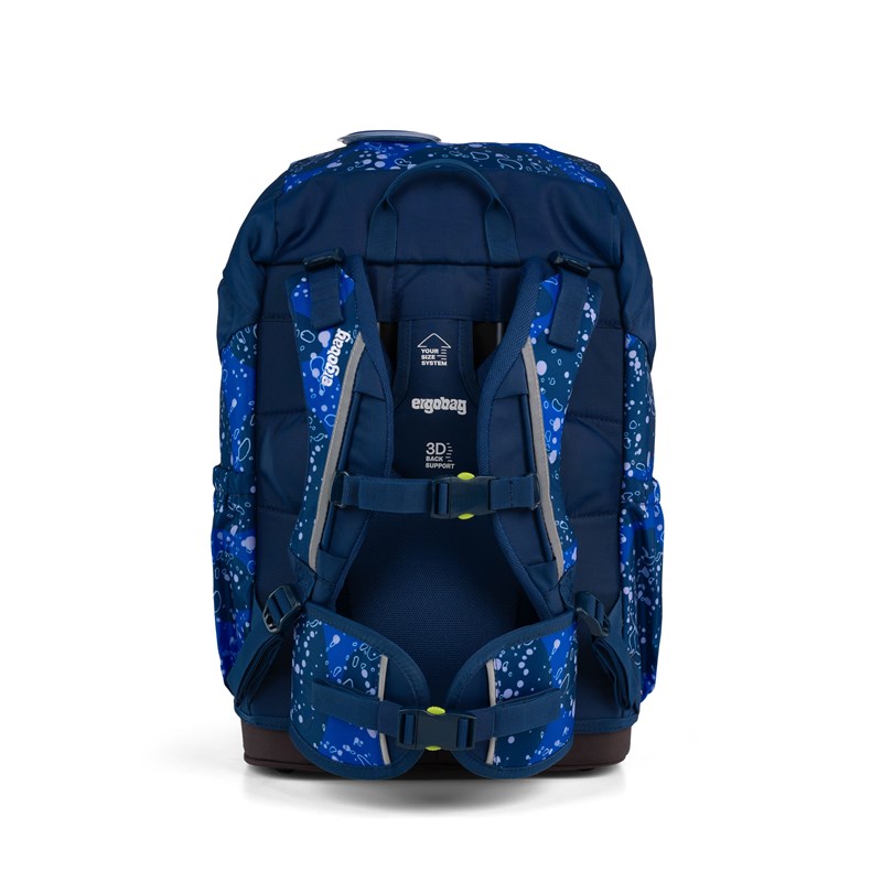 Ergobag Skoletaske Flex UnBearwater Blå/mønster 4