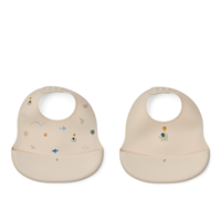 LIEWOOD Haklapp Ember 2-pack Sand 1