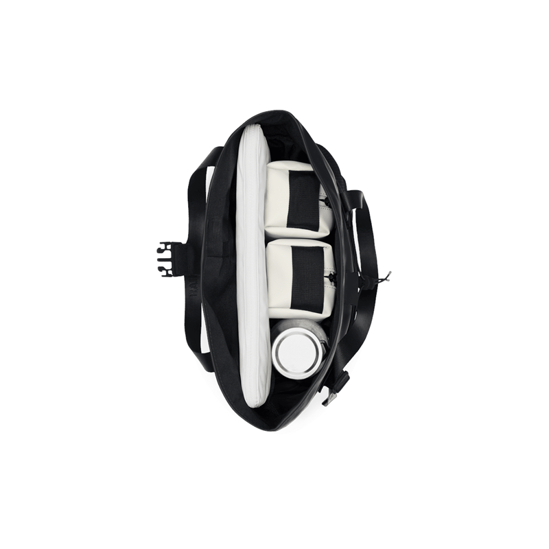 RAINS Tote Bag Trail Rolltop W3 Svart 4