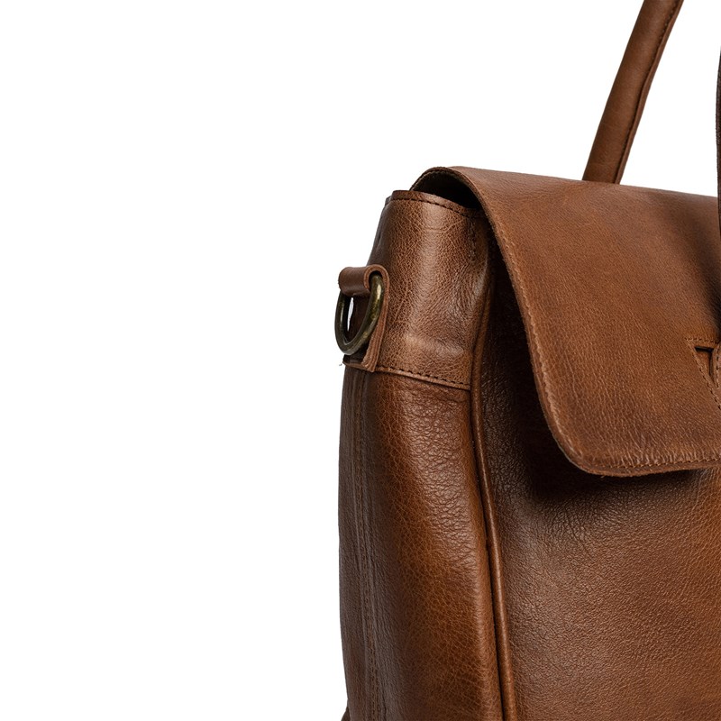 RE:DESIGNED Skuldertaske Cate Big Brun 4