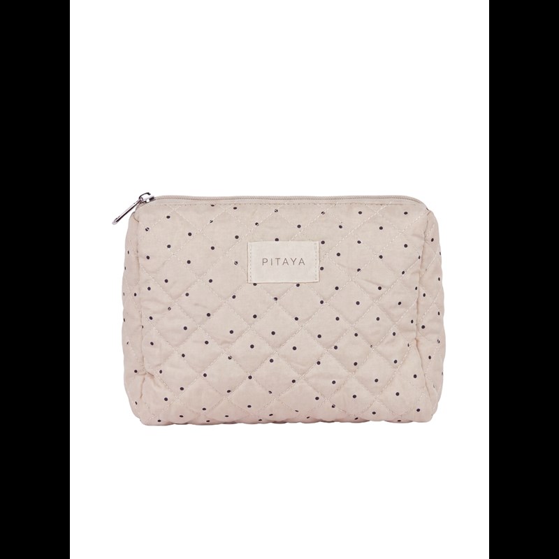 PITAYA Toilettaske Dots Medium Sort/Beige