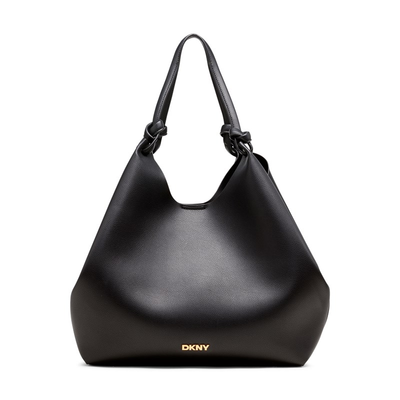 DKNY Axelväska Paula Commuter Svart/Guld 4