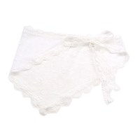 Conmé Blondetørklæde Hvid blomst 1