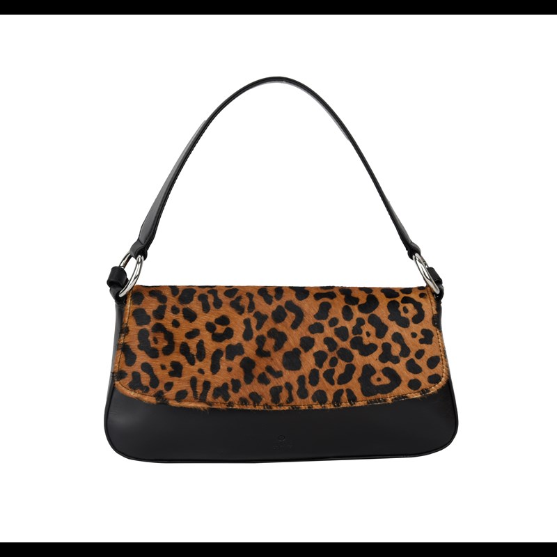 Adax Skuldertaske Kiki Amalfi leo  Sort/Brun 1