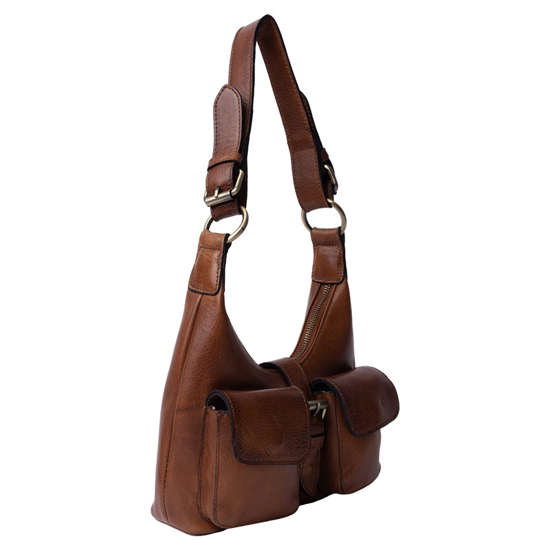 RE:DESIGNED Skuldertaske Solvej Small Brun 3