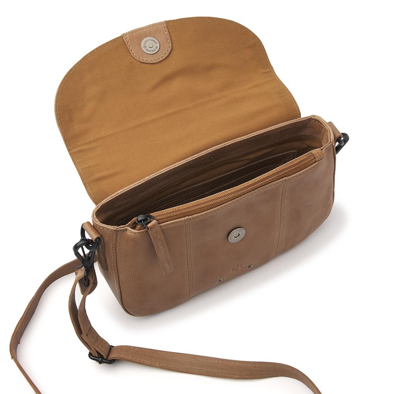 dR Amsterdam Skuldertaske Brun/Beige 3