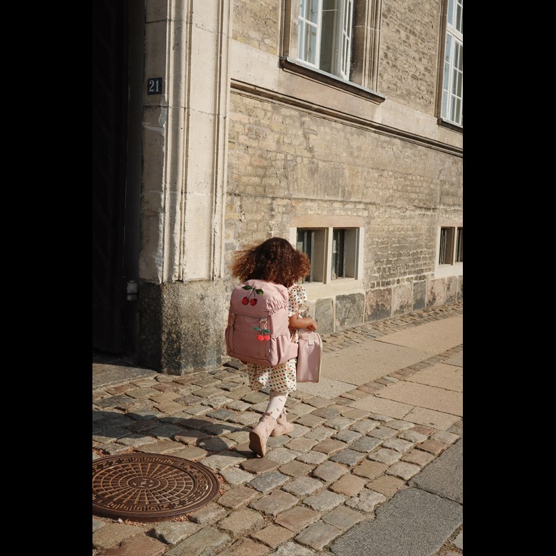 Konges Sløjd Skolväska Clover Mahogany Rosa 6