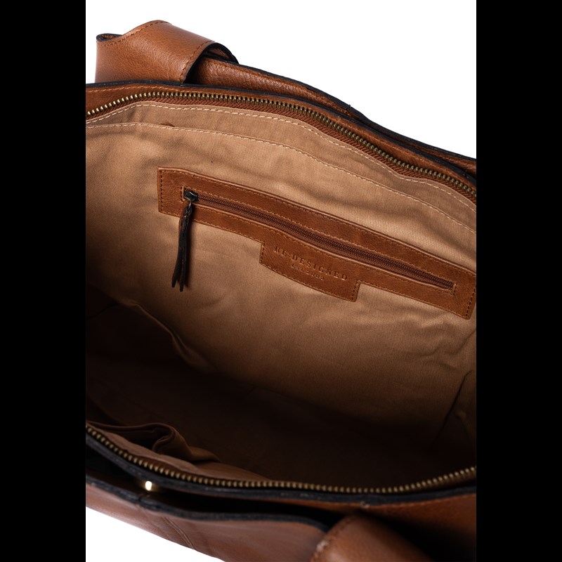 RE:DESIGNED Skuldertaske Nisa Big Brun 6