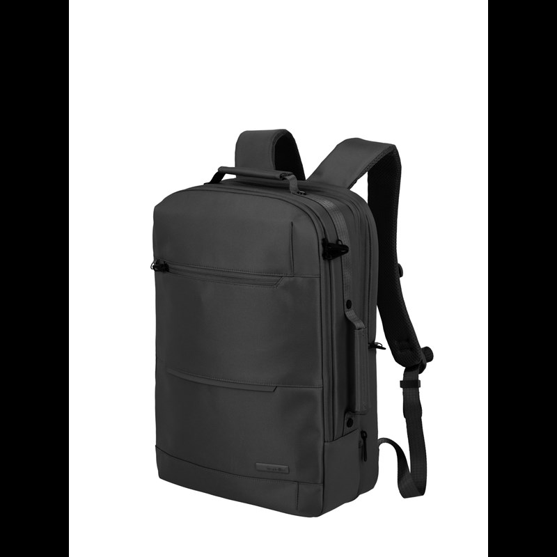 travelite WORKFLOOW backpack L, black Svart 15" 2