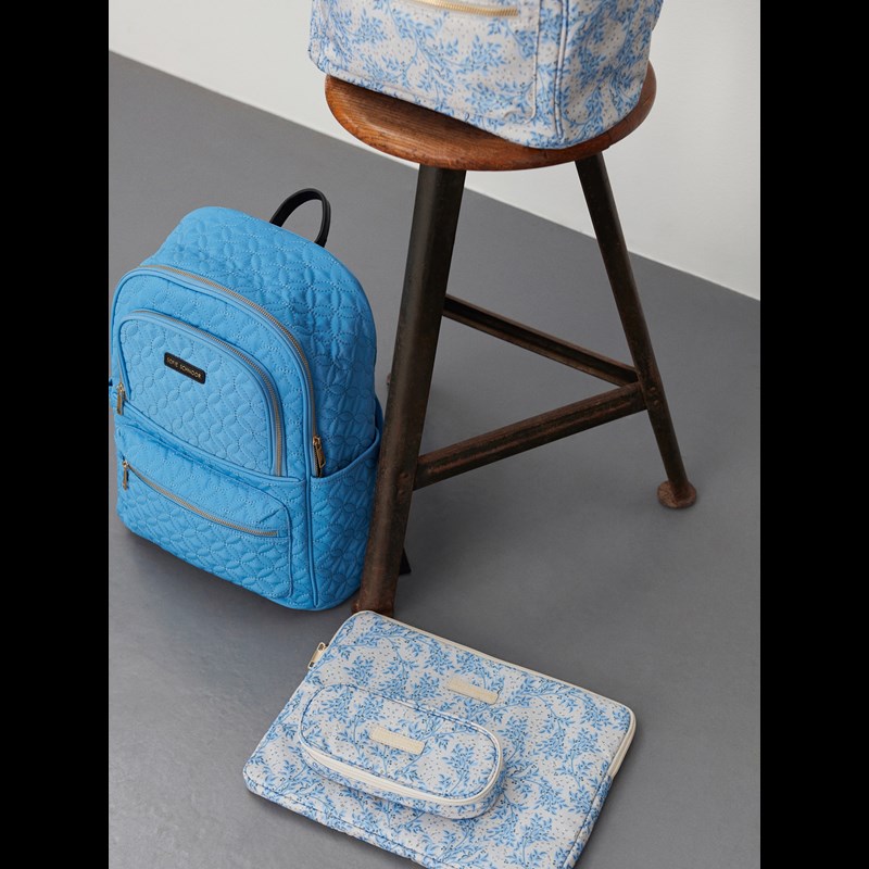 Sofie Schnoor Computer sleeve Blå blomma 14" 7