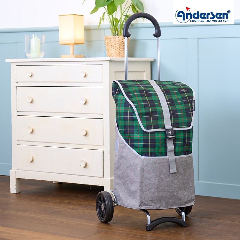 Andersen Indkøbsvogn Scala Shopper Gese Grøn/grå 2
