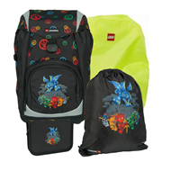 LEGO Bags Skoletaskesæt Nielsen Ninja S. Flerfarvet
