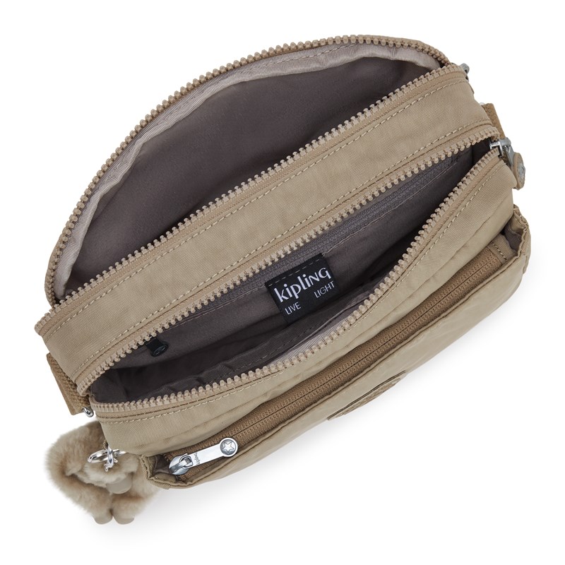 Kipling Crossbody Abanu M Taupe 3