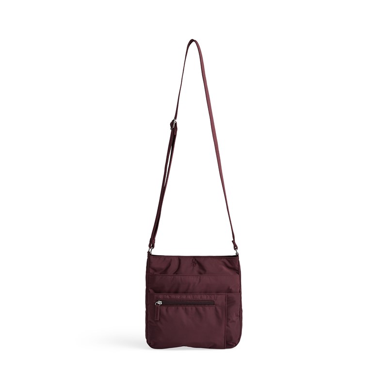 Aura Crossbody Bari Recycled Bordeaux 5