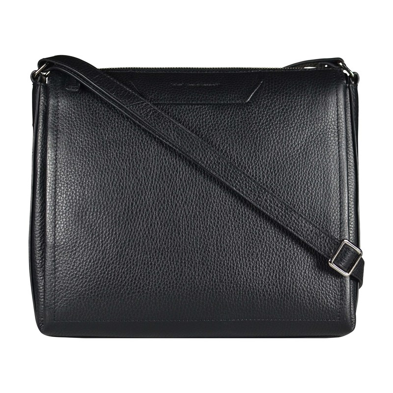 Belsac Crossbody med toplynlås Sort