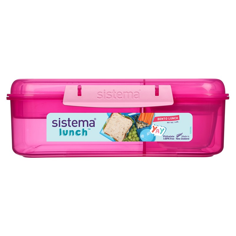 Sistema Madkasse Bento Lunch Pink 3