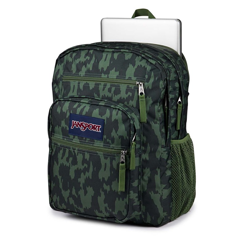 JanSport Ryggsäck Big Student Grön kamouflage 15" 6