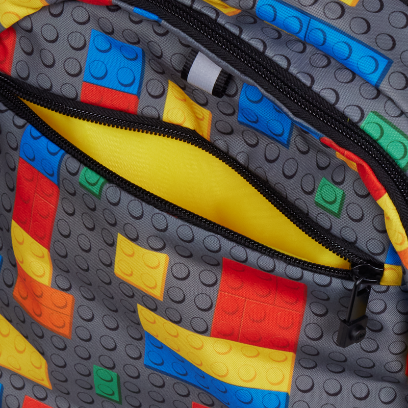 LEGO Bags Rygsæk Colorful Bricks Grå tern 6