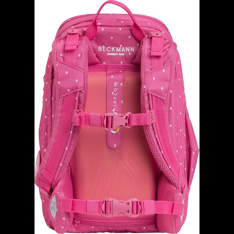 Beckmann Skoletaskesæt Active Air Straw Pink mønster 5