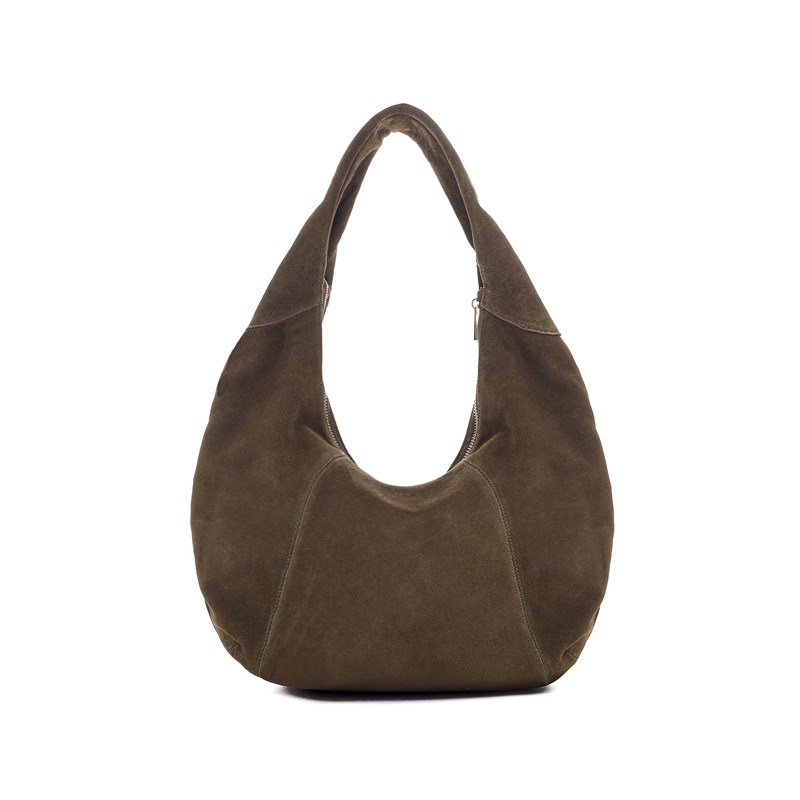 Núnoo Axelväska Gabi Suede  Oliv Grön 3