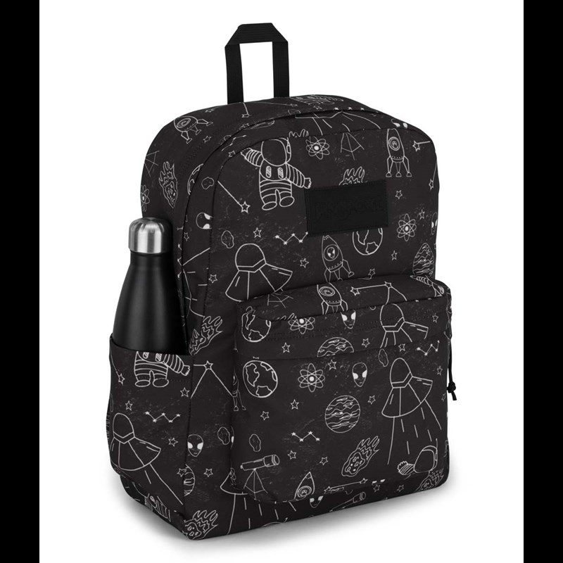 JanSport Rygsæk Superbreak Plus Sort m/mønster 15" 3