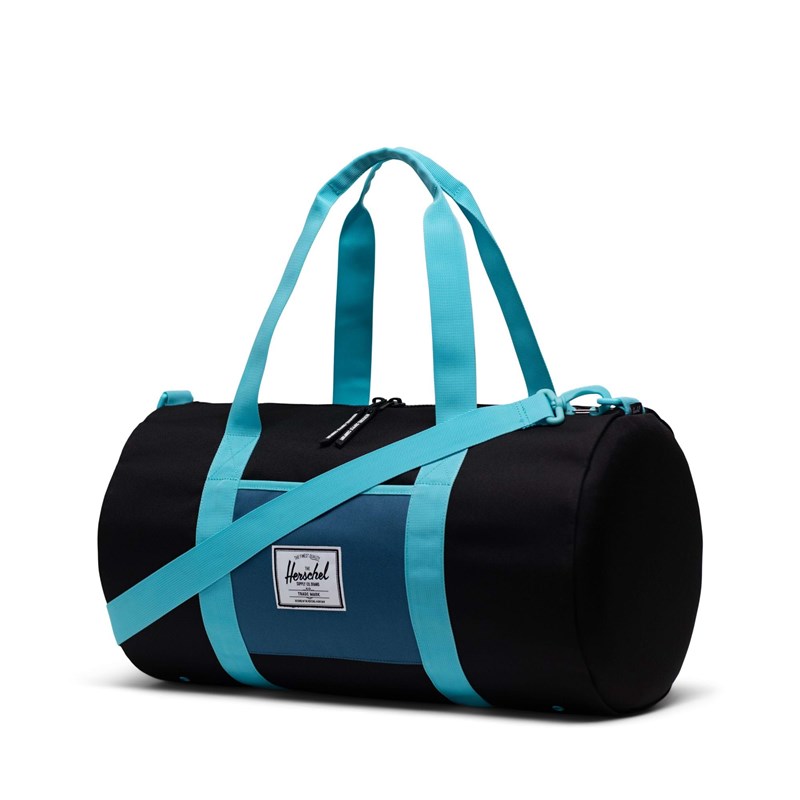 Herschel Dufflebag Sutton Mid Volume Svart/Blå 2