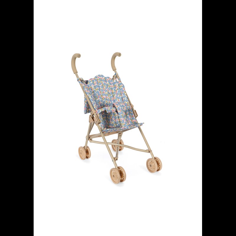 Konges Sløjd Dukkeklapvogn Fleur Rosier Blå/lyseblå 1