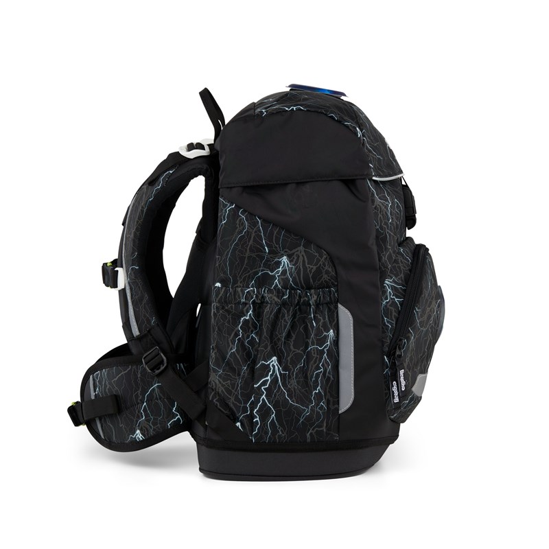 Ergobag Skoletaske Flex Super Reflect Sort m/mønster 3