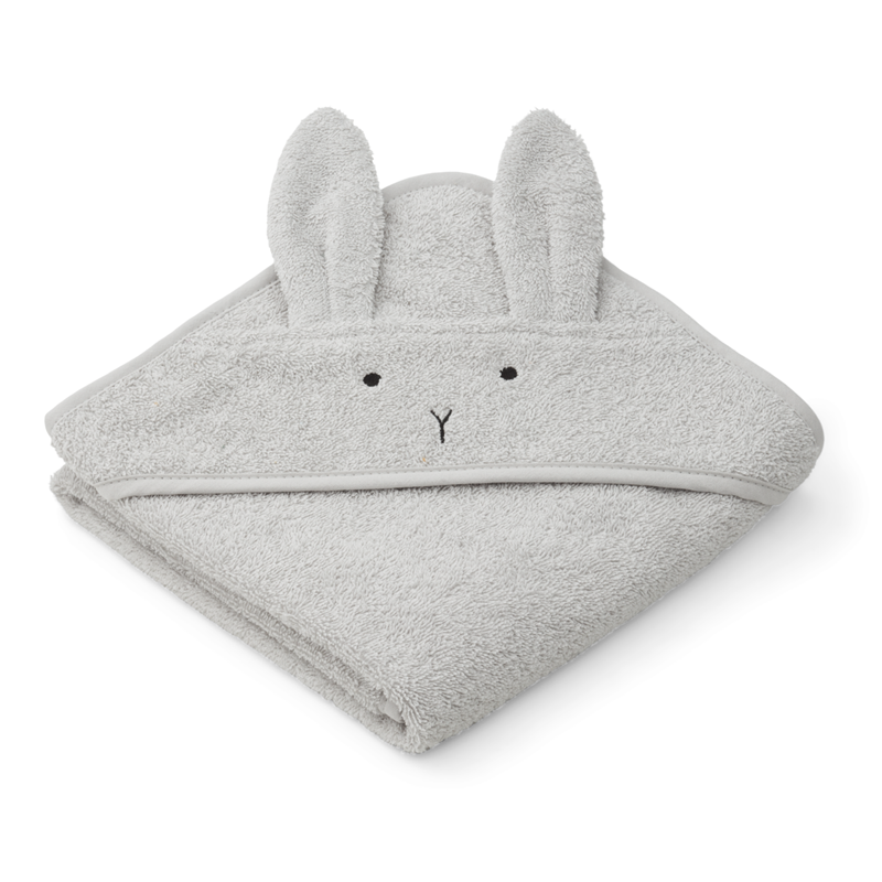 LIEWOOD Babyhåndklæde Albert Grå 1