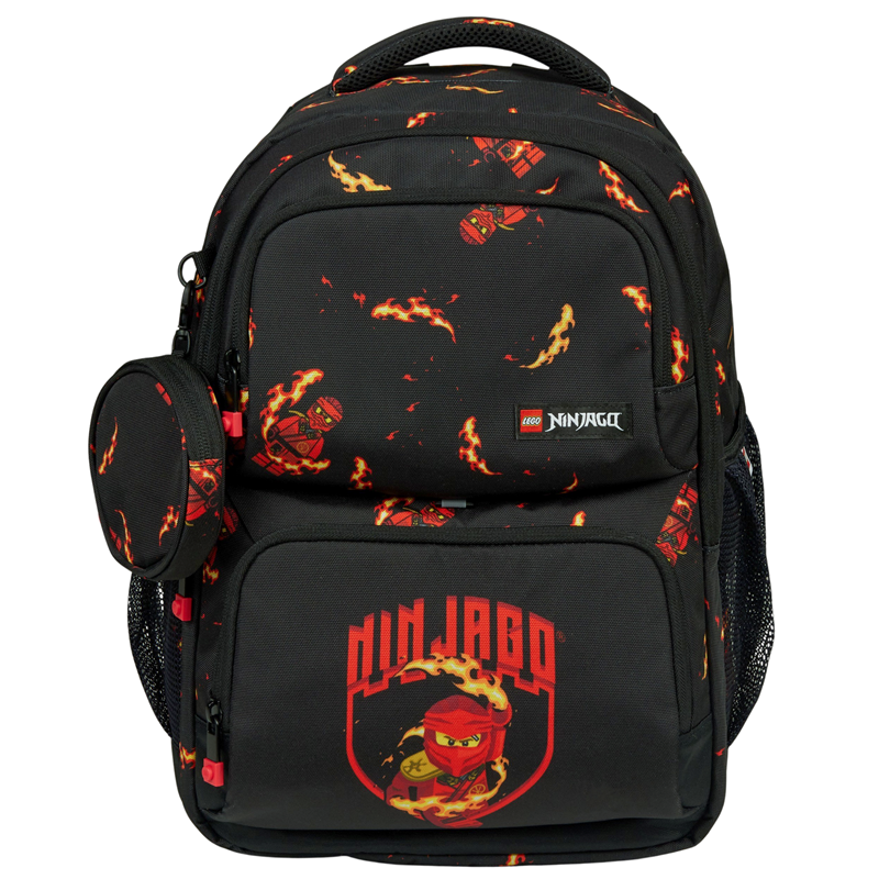 LEGO Bags Skoletaske FlexiFit Kai Sort/Rød 1