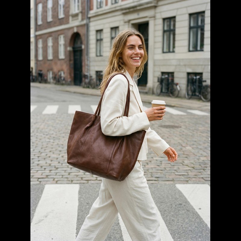 Aura Shopper Nova  Cognac 14" 2